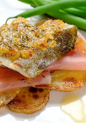 梅レシピ|鱈の梅バターソース焼き-レシピのメイン写真