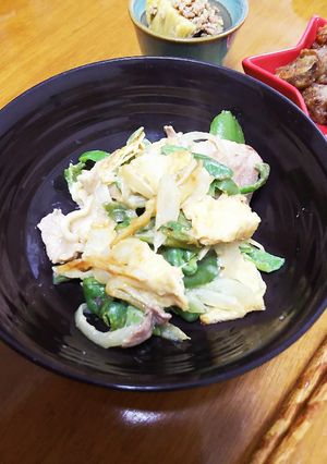 味付けは白味噌だけ*肉と野菜の炒め煮-レシピのメイン写真