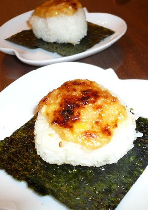 にんにくネギマヨ味噌　焼きおにぎり-レシピのメイン写真