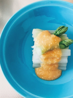 食物繊維+ うどの酢みそ和え-レシピのメイン写真