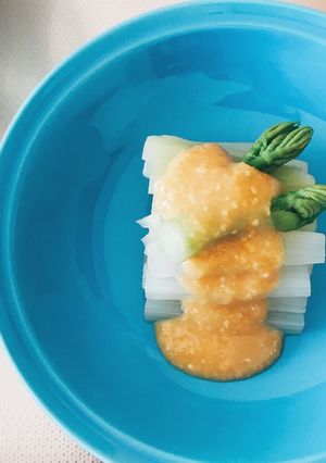 食物繊維＋ うどの酢みそ和え-レシピのメイン写真