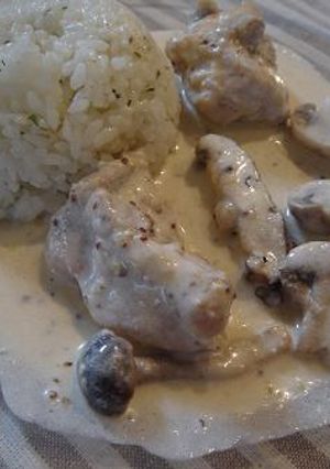 記念日ご飯に♥鶏肉きのこのフリカッセ-レシピのメイン写真