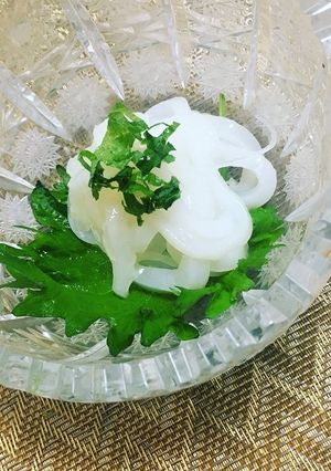 ピリッ甘っ！イカの塩酒粕柚子胡椒和え-レシピのメイン写真