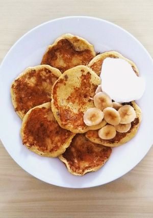 卵とバナナだけでヘルシーパンケーキ☀-レシピのメイン写真
