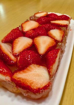 ピンクの苺ゼリー-レシピのメイン写真