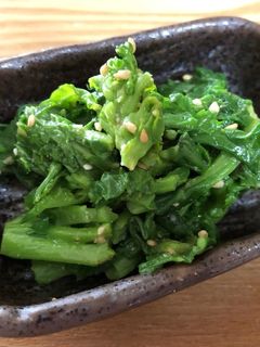 白だしで簡単菜の花のからしあえ-レシピのメイン写真