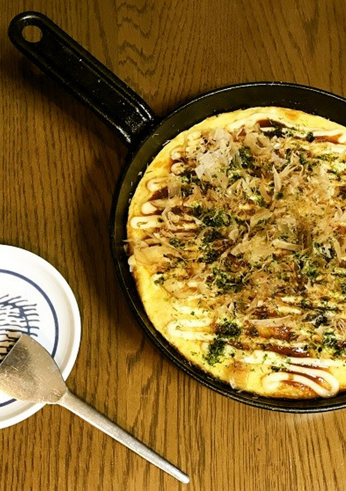 ふんわり長芋のお好み焼き風　-レシピのメイン写真