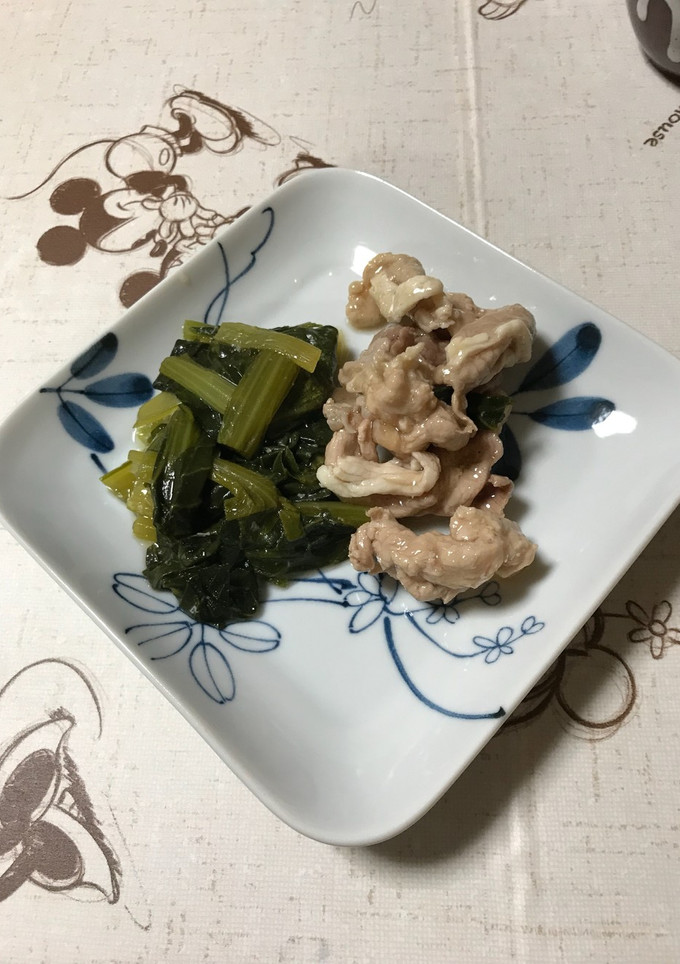 小松菜と豚こまの煮物-レシピのメイン写真