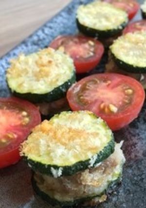 ズッキーニのはさみ揚げ クミン風味-レシピのメイン写真