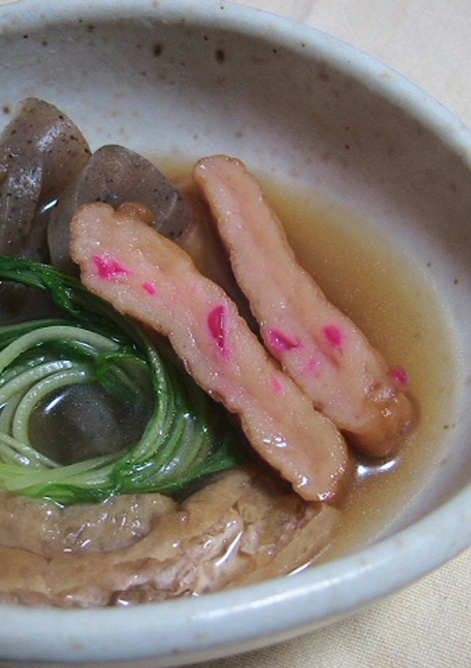 水菜とこんにゃくのさっと煮-レシピのメイン写真