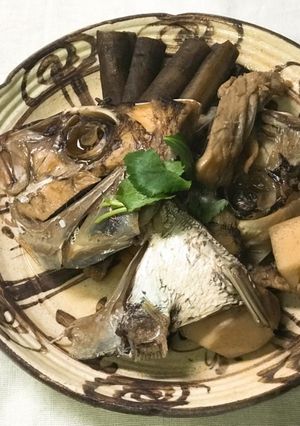 鯛のあら炊き（鯛のあら煮）-レシピのメイン写真