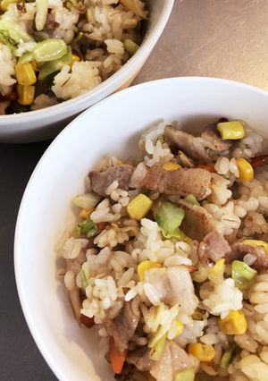 2歳児とお昼☆簡単野菜炒飯-レシピのメイン写真