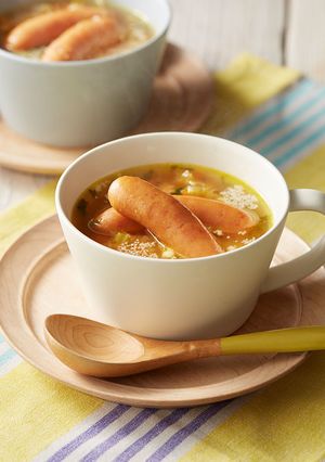 3分で！シャウのうまうま野菜スープ-レシピのメイン写真