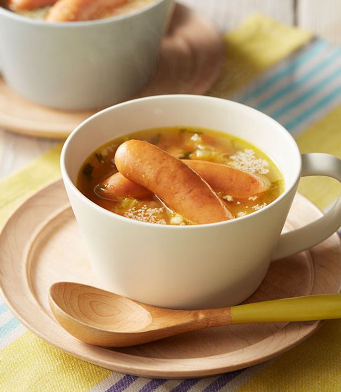 3分で！シャウのうまうま野菜スープ-レシピのメイン写真