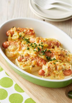 10分で！シャウと豆腐の味噌マヨグラタン-レシピのメイン写真