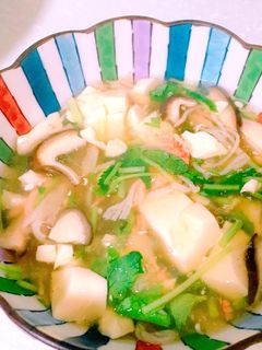 温まる〜豆腐とカニカマの和風あんかけ-レシピのメイン写真
