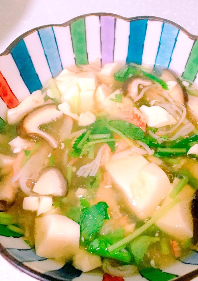 温まる〜豆腐とカニカマの和風あんかけ-レシピのメイン写真