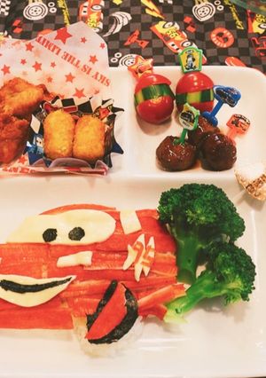 簡単 カーズ♡バースデープレート-レシピのメイン写真