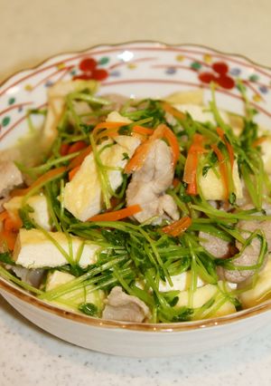 簡単！豆苗の煮浸し　簡単にもう一品♪-レシピのメイン写真