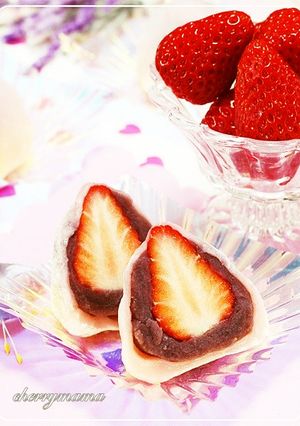 レンジで簡単★いちご大福-レシピのメイン写真
