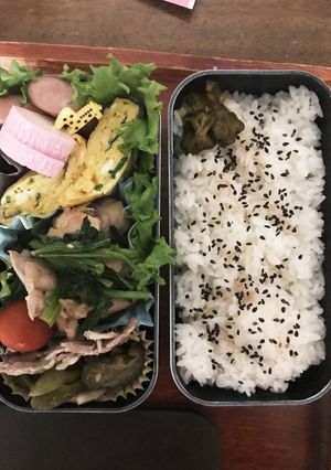もも肉と小松菜のオイスターソース弁当-レシピのメイン写真