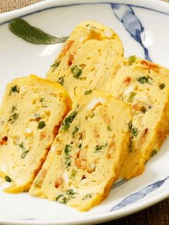 桜えびとねぎのたまご焼き-レシピのメイン写真