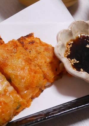 カリッと美味しいチーズキムチヂミ-レシピのメイン写真