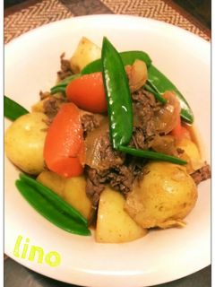 新ジャガで肉じゃが-レシピのメイン写真