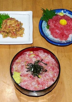 お安く作るよ！ マグロの三段活用！！-レシピのメイン写真