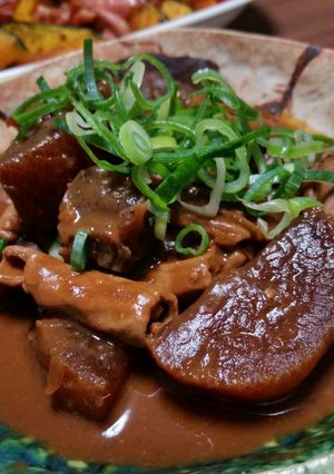 我が家のホルモンどて♪-レシピのメイン写真