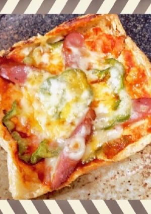 お好きにアレンジ♬簡単ヘルシー薄揚げピザ-レシピのメイン写真
