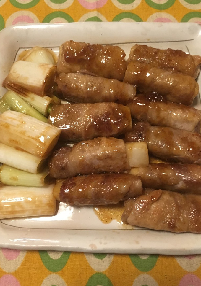 ヤマイモの豚肉巻き-レシピのメイン写真