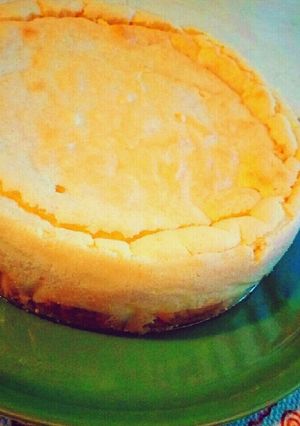 卵無し!絹豆腐入りベイクドチーズケーキ!-レシピのメイン写真