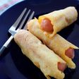 チーズ煎餅でくるりんウインナー☆糖質制限