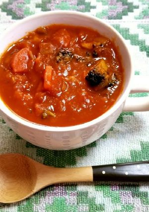 トマトジュースでミネストローネ-レシピのメイン写真