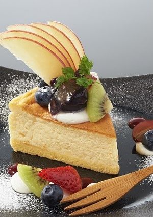 【米粉】もっちりお米のスフレチーズケーキ-レシピのメイン写真