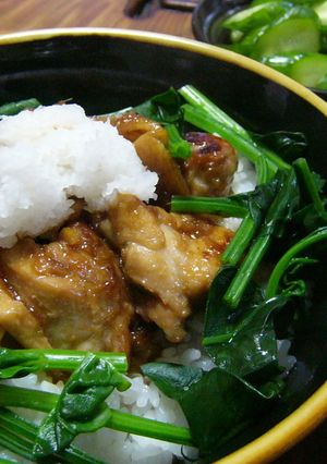 鶏の生姜焼き丼-レシピのメイン写真