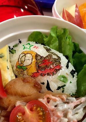 遠足●キャラ弁 オブラート ポケモン-レシピのメイン写真