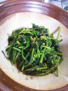ほうれん草胡麻和え-レシピのメイン写真