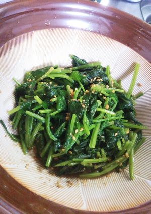 ほうれん草胡麻和え-レシピのメイン写真