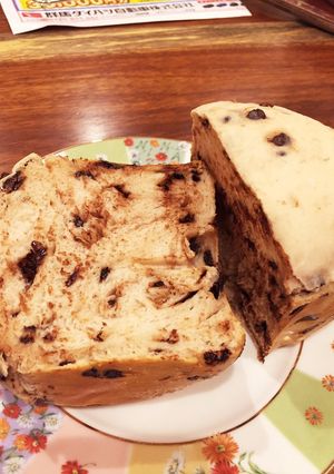 チョコ感あり♡HBで簡単チョコチップパン-レシピのメイン写真