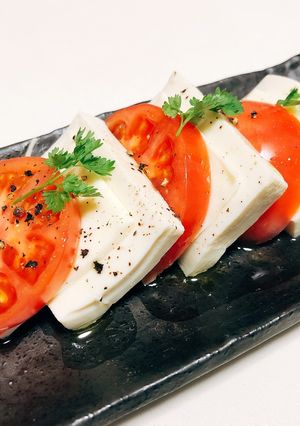 節約ヘルシー！豆腐のカプレーゼ-レシピのメイン写真