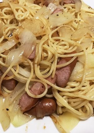簡単!じゃが&ウインナーやみつきパスタ☆-レシピのメイン写真