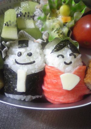 年中■お弁当(ひな人形)-レシピのメイン写真