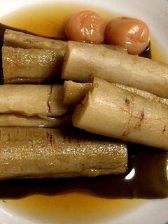 簡単!ヘルシー!たたき牛蒡の梅煮-レシピのメイン写真