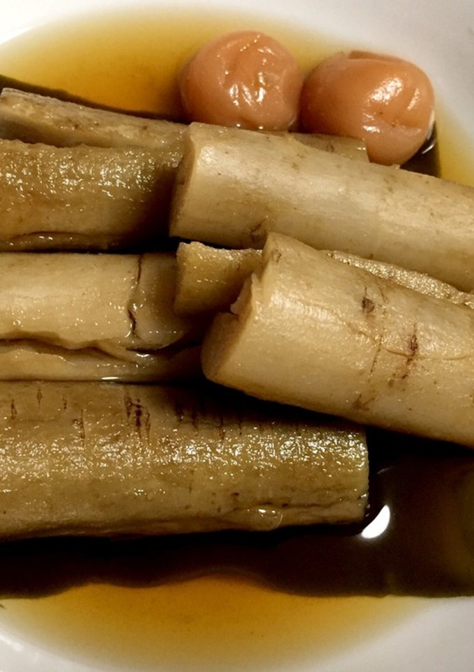 簡単！ヘルシー！たたき牛蒡の梅煮-レシピのメイン写真