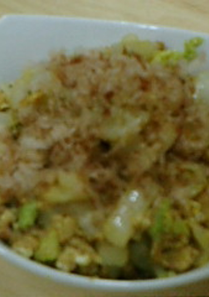 ツナと白菜の納豆おかか炒め-レシピのメイン写真