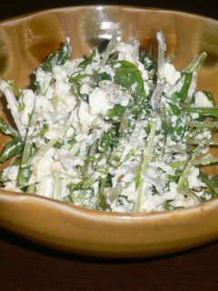水菜と豆腐のサラダ-レシピのメイン写真