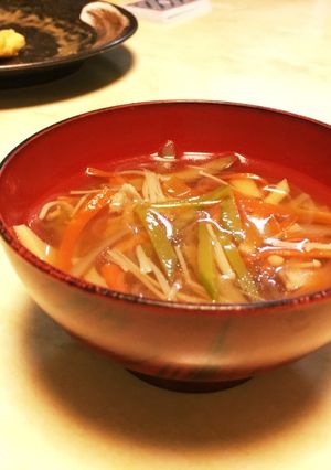 給食で人気の、さわにわん（沢煮椀）-レシピのメイン写真