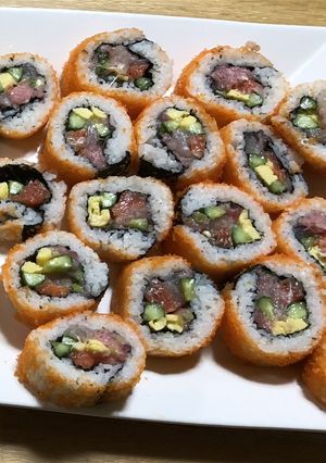 ひな祭りに手巻き寿司-レシピのメイン写真